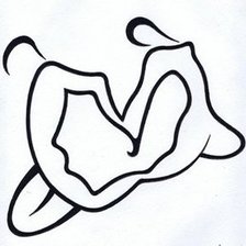 Схема вышивки «Влюбленные»