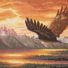 Схема вышивки «Орел»