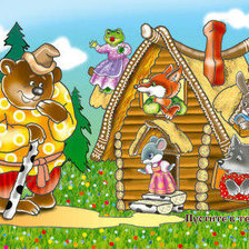 Схема вышивки «Теремок»