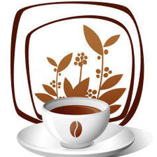 Схема вышивки «кофе»