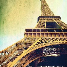 Схема вышивки «Эйфелева башня»