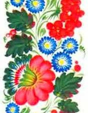 Схема вышивки «петриковская роспись»