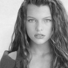 Схема вышивки «мила йовович»