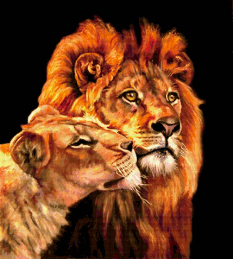 Львы - лев, львица - предпросмотр
