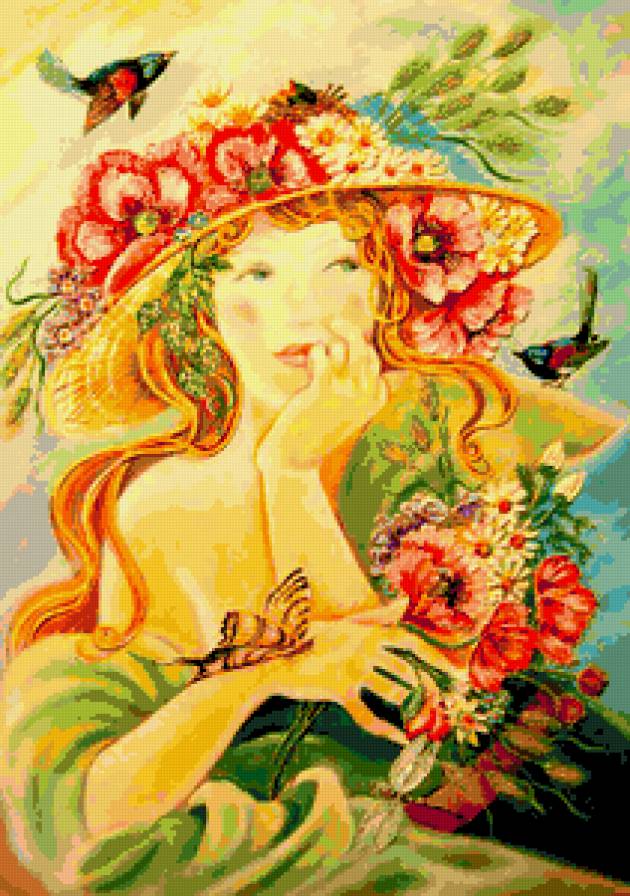 мечтательница - леди, всадница, девушка - предпросмотр