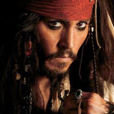 Схема вышивки «Капитан Джек Воробей»