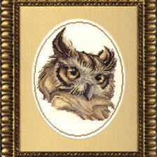 Схема вышивки «сова»
