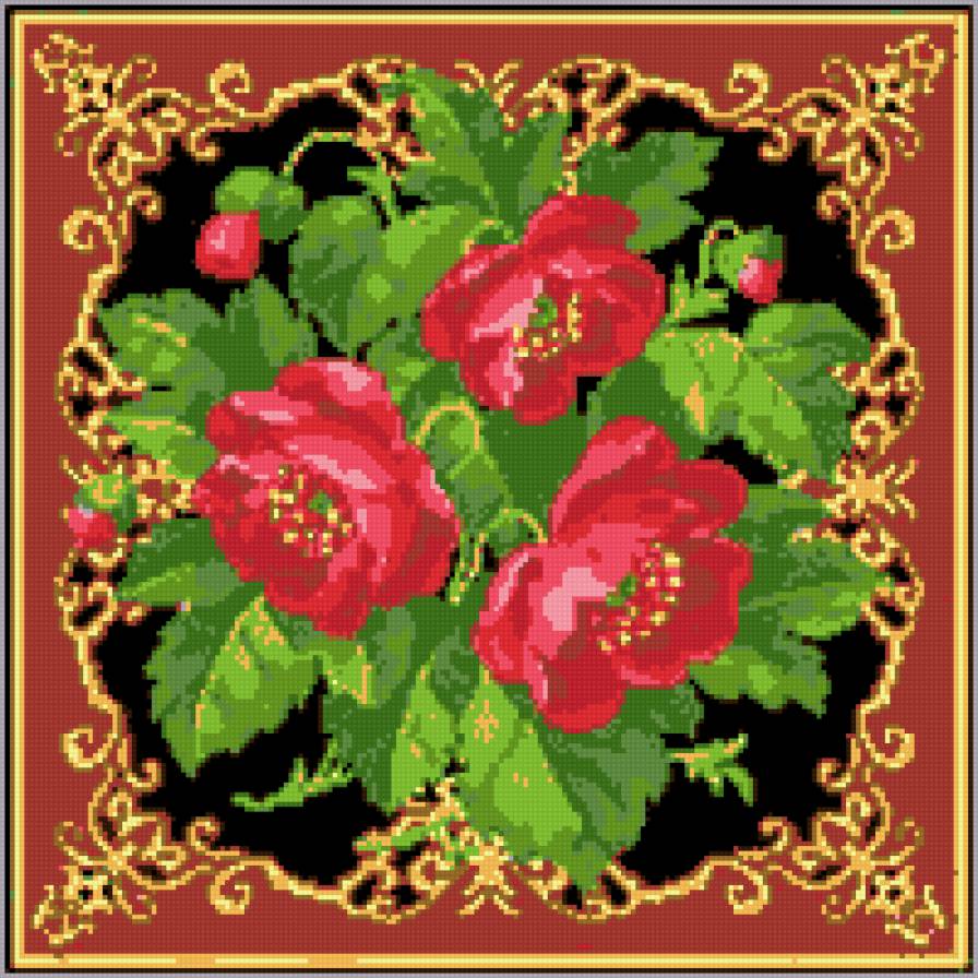 подушка маки - подушки - предпросмотр