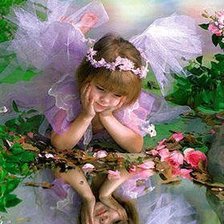 Схема вышивки «ангелок»