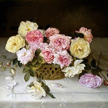 Схема вышивки «розы»