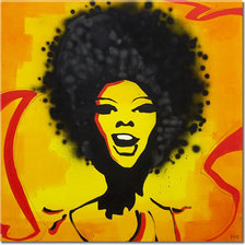 Схема вышивки «afro»