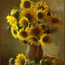 Схема вышивки «ПОДСОЛНУХИ»