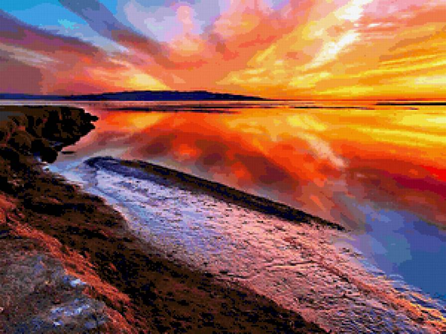 рассвет - рассвет, море - предпросмотр