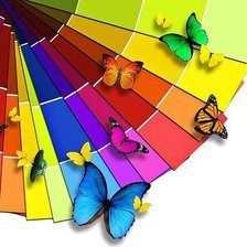 Схема вышивки «Бабочки»