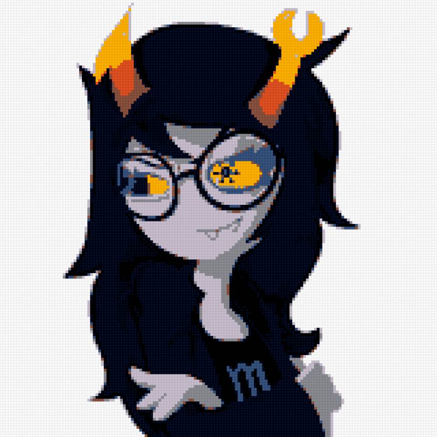 Vriska Sercet - homestuck, trolls, talksprite - предпросмотр