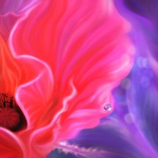 Схема вышивки «мак»