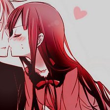 Схема вышивки «Поцелуй»