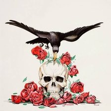 Схема вышивки «Смерть.»