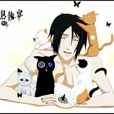 Схема вышивки «тёмный дворецкий»