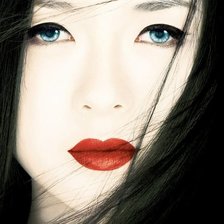 Схема вышивки «гейша»