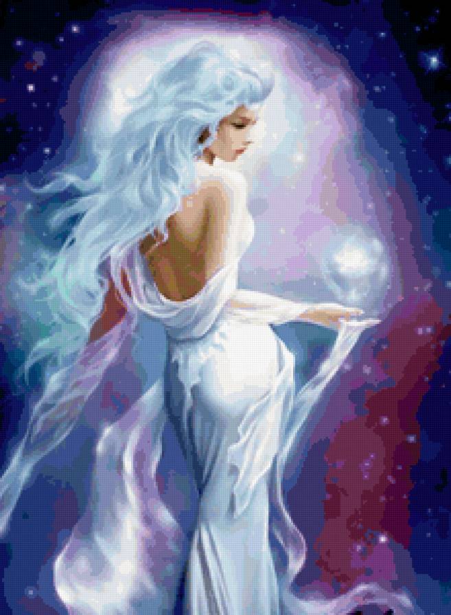 нимфа - девушка, нимфа, ангел . - предпросмотр