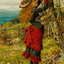 Схема вышивки «В саду»