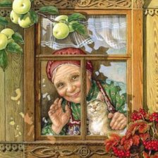 Схема вышивки «Милая бабушка»