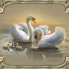 Схема вышивки «семейная пара»