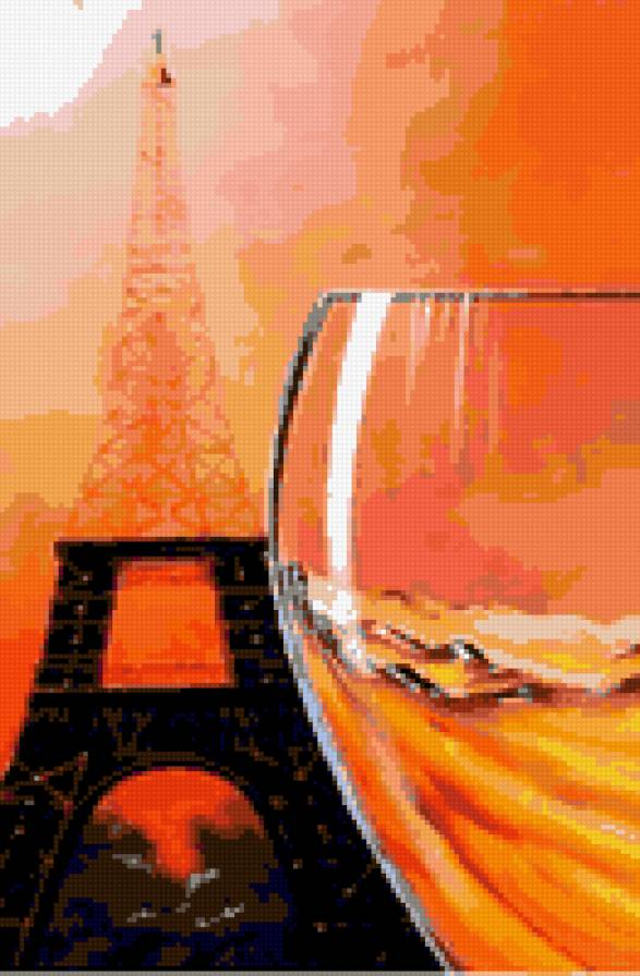 Paris - eifel, paris, wine - предпросмотр