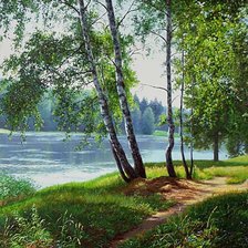 Схема вышивки «летний пейзаж»