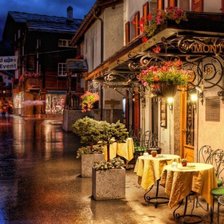 Схема вышивки «улица»