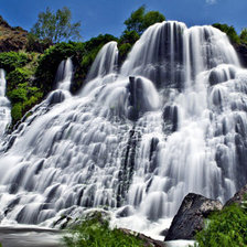 Схема вышивки «водопад»