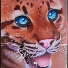 Схема вышивки «Серия "Большие кошки"»