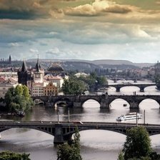 Схема вышивки «міський краєвид»