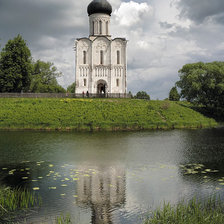 Схема вышивки «церковь»