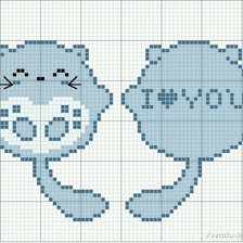 Схема вышивки «Love»