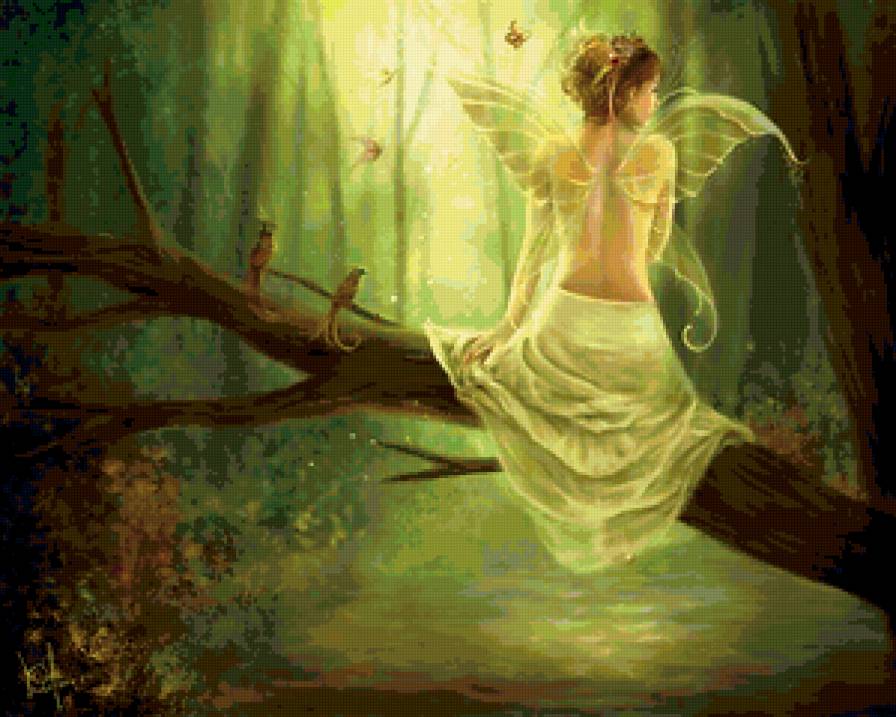 Лесная фея - фэнтэзи, сказка, фея - предпросмотр