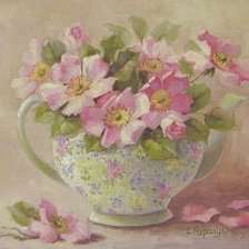 Схема вышивки «чай с шиповником»