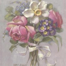 Схема вышивки «весенний»