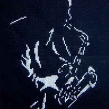 Схема вышивки «Саксофонист»