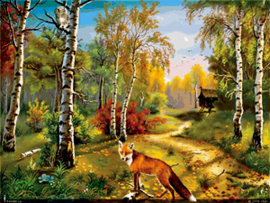 Осенняя сказка - природа, осень, деревья - предпросмотр