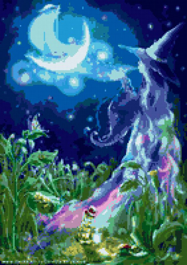 Сон - фэнтези, фея, ночь - предпросмотр