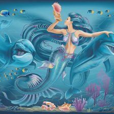 Схема вышивки «Русалка»