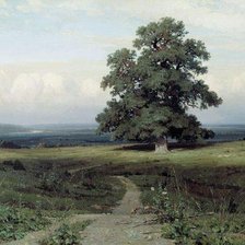 Схема вышивки «Шишкин И.И. Среди долины ровныя...»