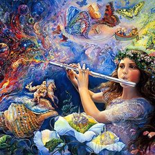 Схема вышивки «флейта»