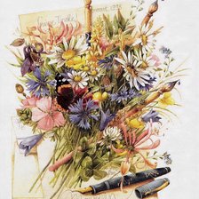 Схема вышивки «Букет»