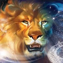 Схема вышивки «лев»