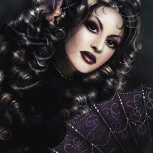 Схема вышивки «девушка»