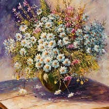 Схема вышивки «Букет полевых цветов»