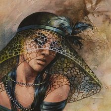 Схема вышивки «серия "Женские образы"»